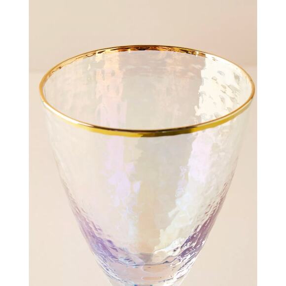 Zaza Lustered Wine Iridescent Glasses, Set of 3 - Picture 2 of 2
